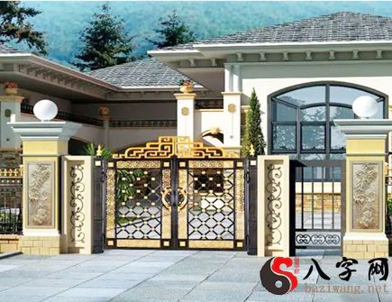 Villa doorway eight feng shui taboos
