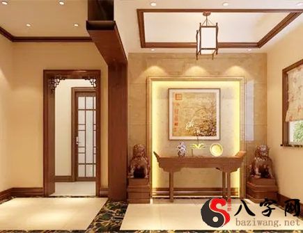 Villa entrance door feng shui
