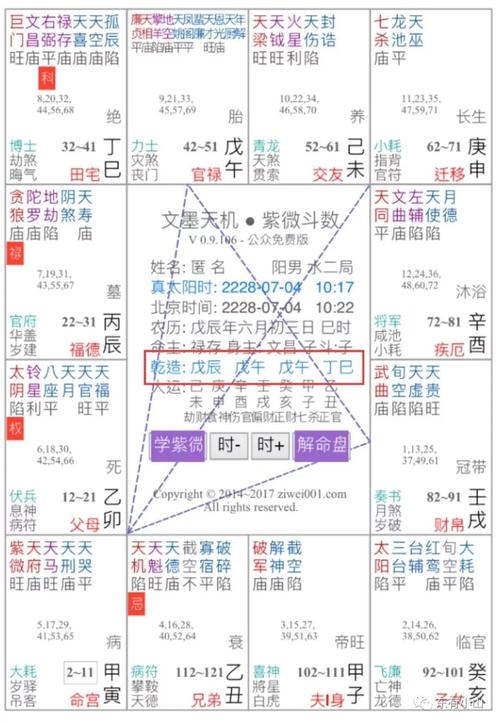 ZiWei Dou Shu to see the marriage year